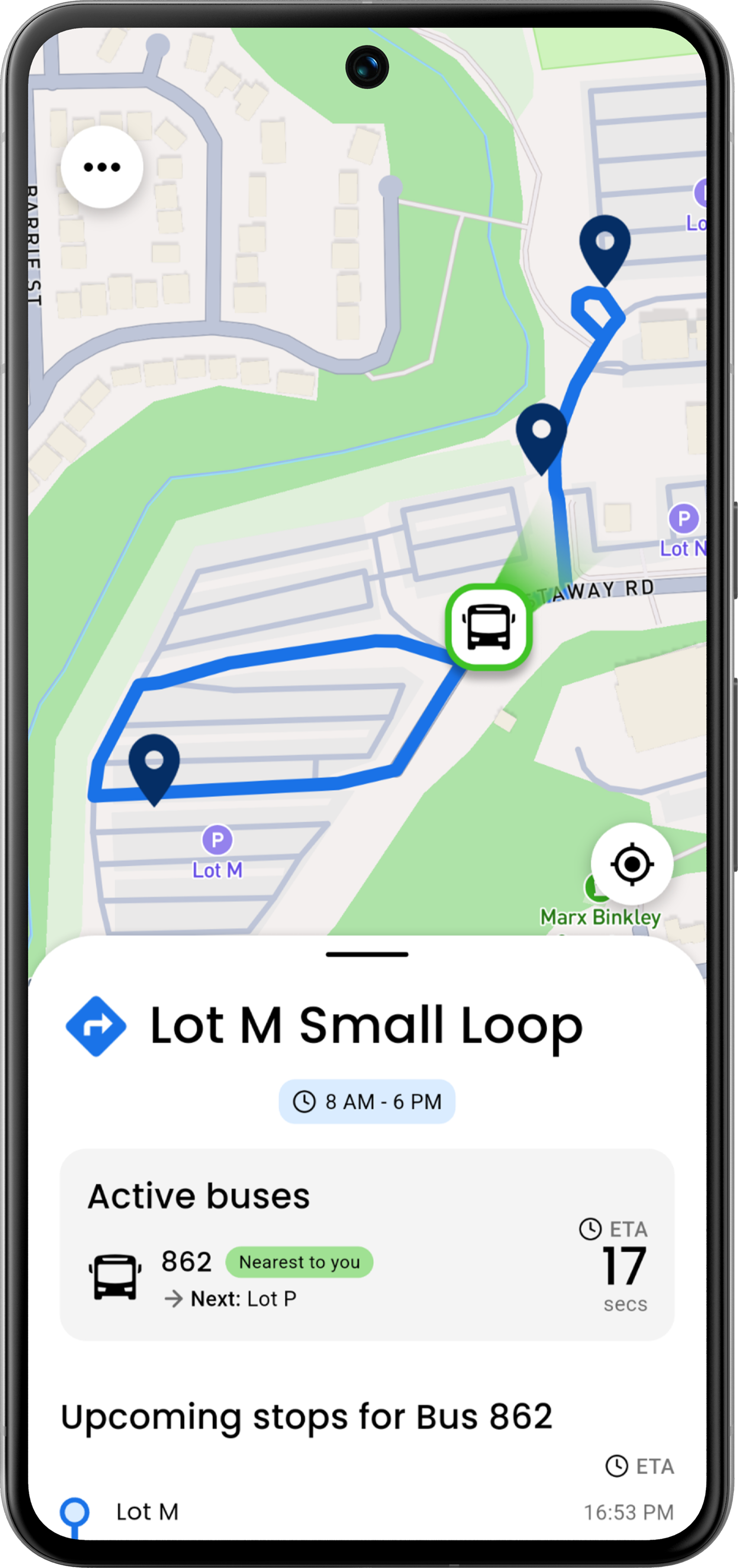 Commuter app
                  screen 3