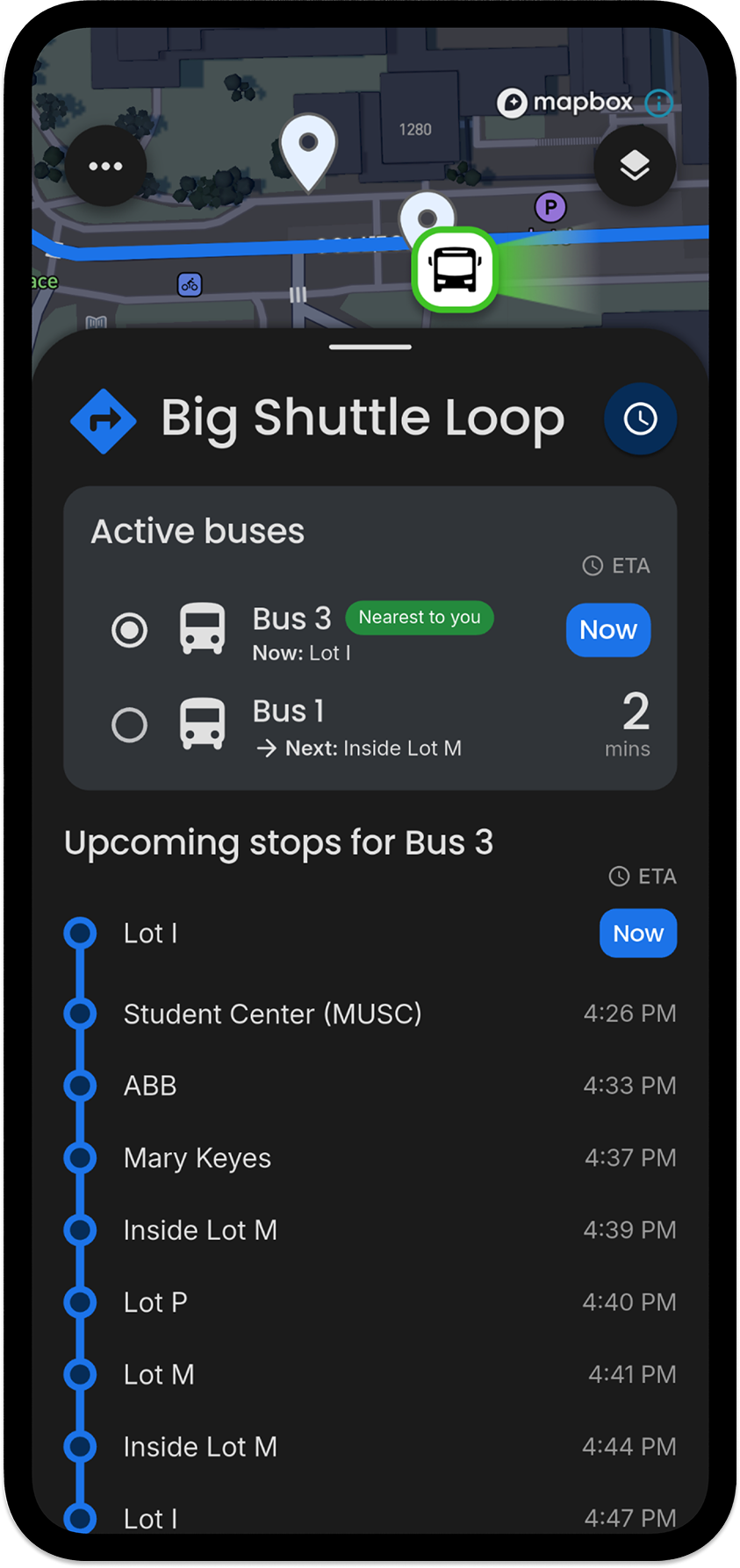 Commuter app
screen 5